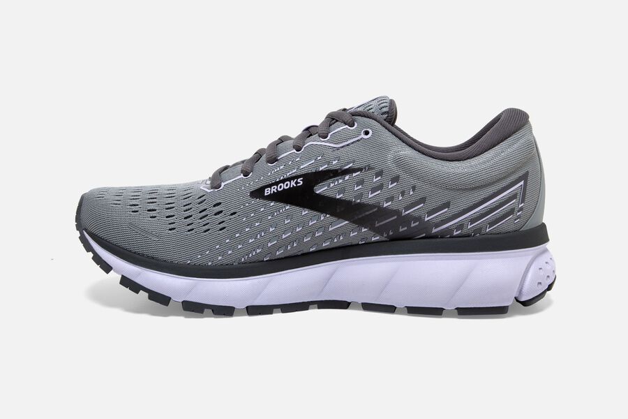 Brooks Ghost 13 Road Running Shoes Womens - Grey/Black/Purple - IBVDS-2913